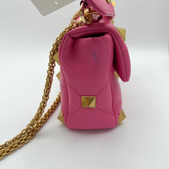 Valentino Garavani Medium Roman Stud Leather Shoulder Bag - Picture 13 of 13